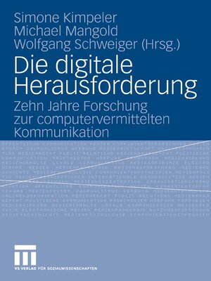 cover image of Die digitale Herausforderung